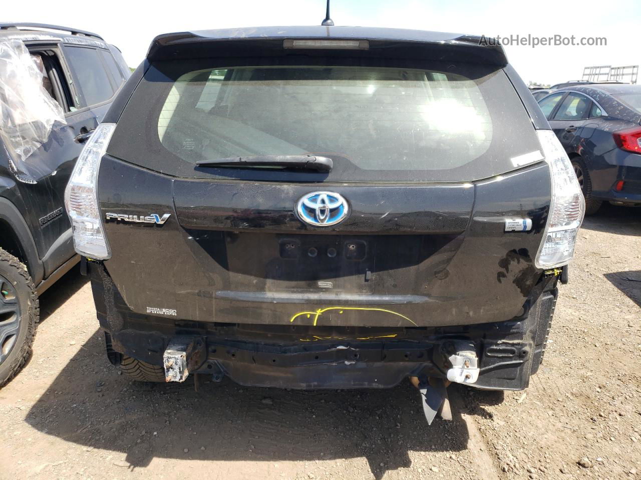 2012 Toyota Prius V  Black vin: JTDZN3EU4C3087796