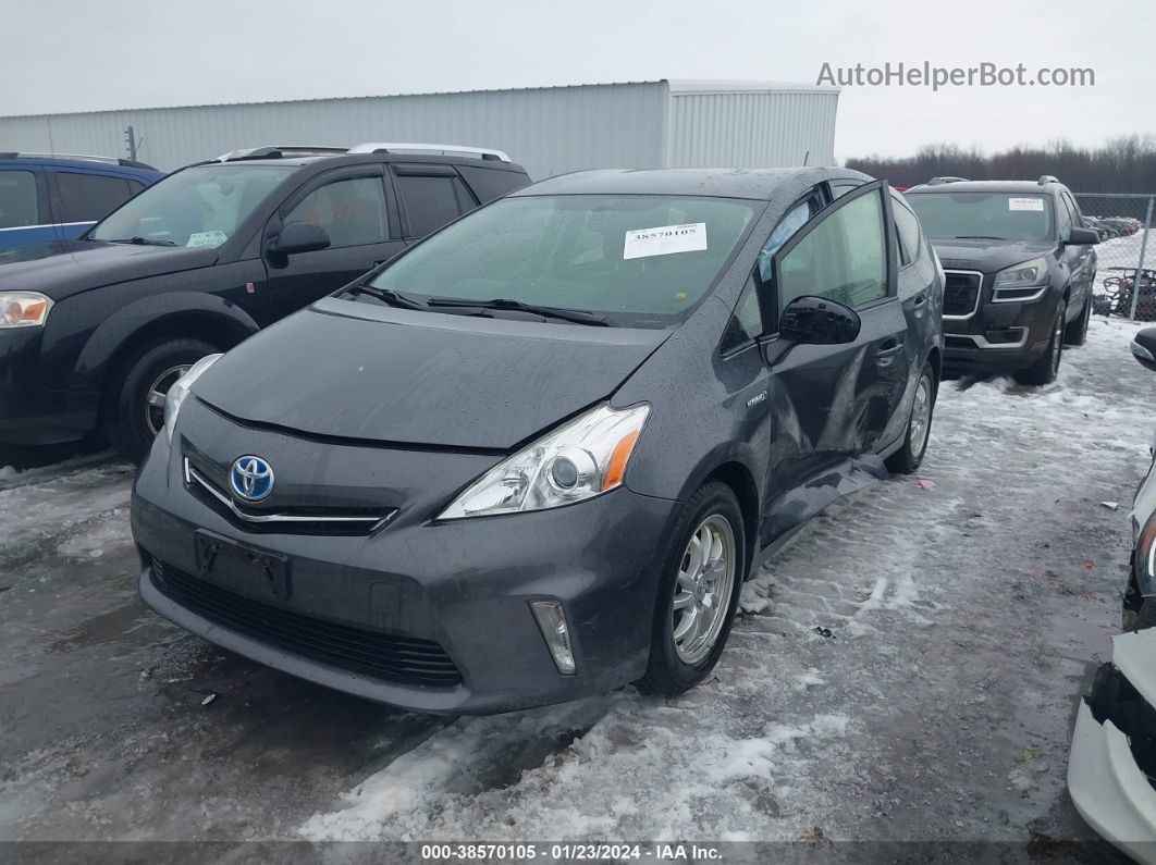 2012 Toyota Prius V Three Gray vin: JTDZN3EU4C3122918