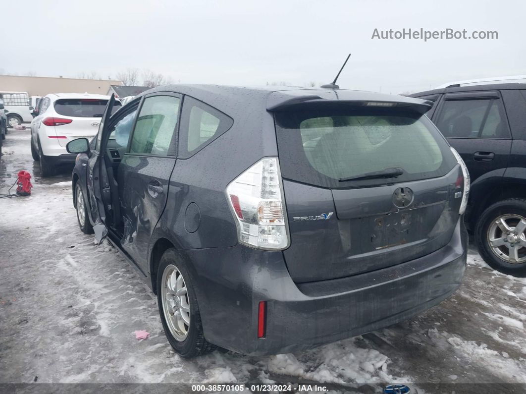 2012 Toyota Prius V Three Gray vin: JTDZN3EU4C3122918