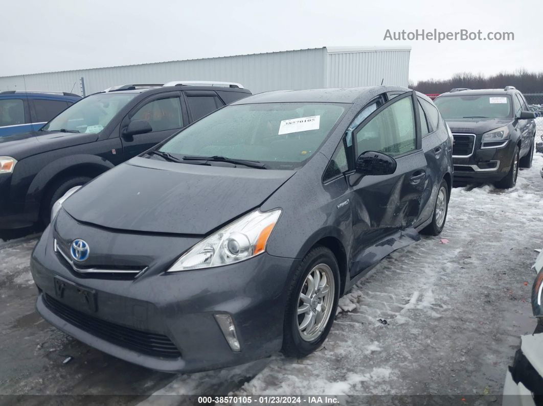 2012 Toyota Prius V Three Gray vin: JTDZN3EU4C3122918