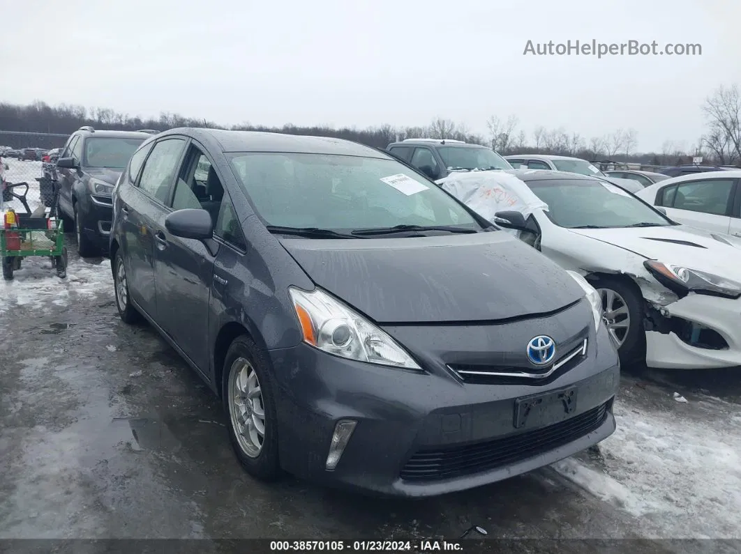 2012 Toyota Prius V Three Gray vin: JTDZN3EU4C3122918