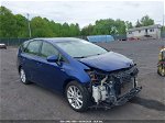 2012 Toyota Prius V Five Blue vin: JTDZN3EU4C3133613