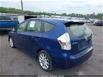2012 Toyota Prius V Five Синий vin: JTDZN3EU4C3133613