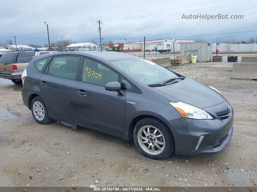 2012 Toyota Prius V Three Gray vin: JTDZN3EU4C3160889