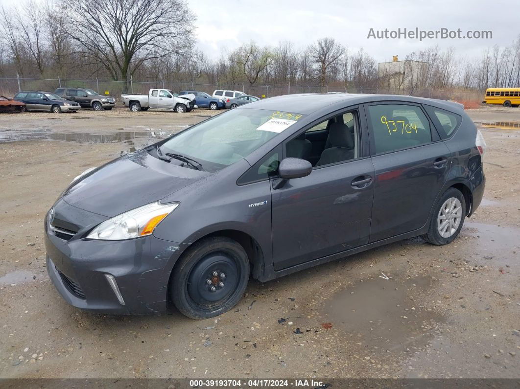 2012 Toyota Prius V Three Серый vin: JTDZN3EU4C3160889