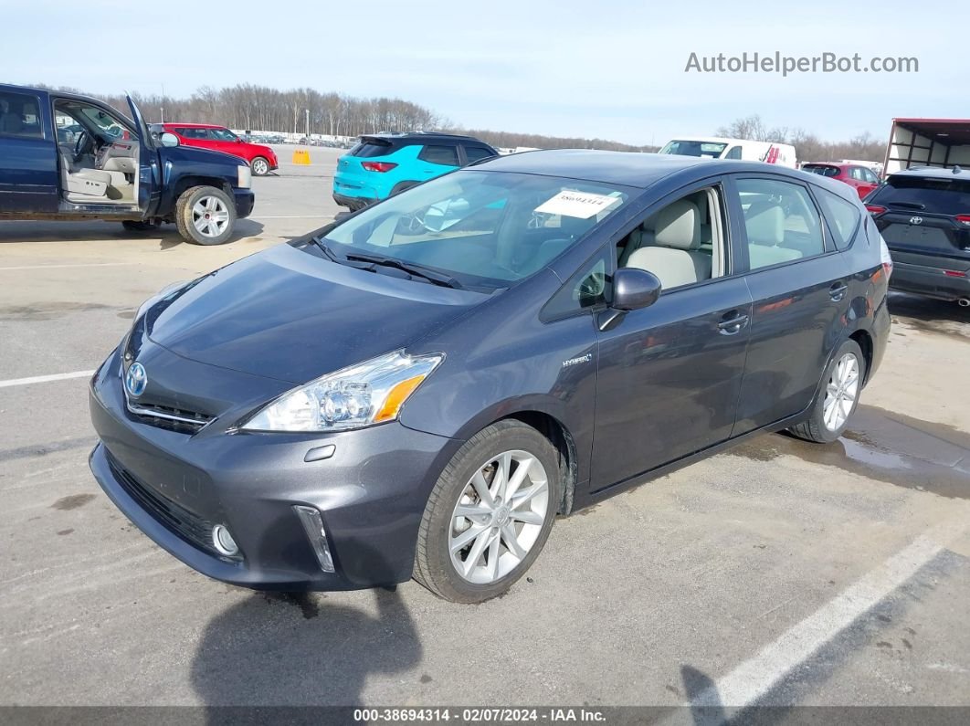 2012 Toyota Prius V Five Gray vin: JTDZN3EU4C3165011