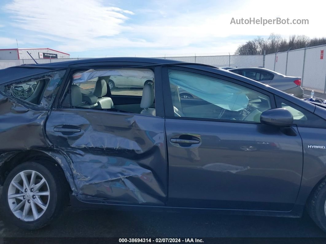 2012 Toyota Prius V Five Gray vin: JTDZN3EU4C3165011