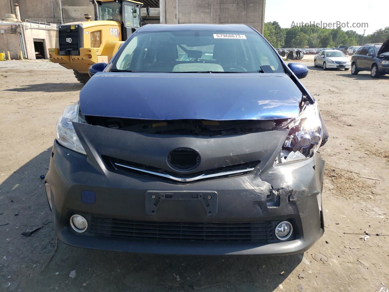 2012 Toyota Prius V  Синий vin: JTDZN3EU4C3180320