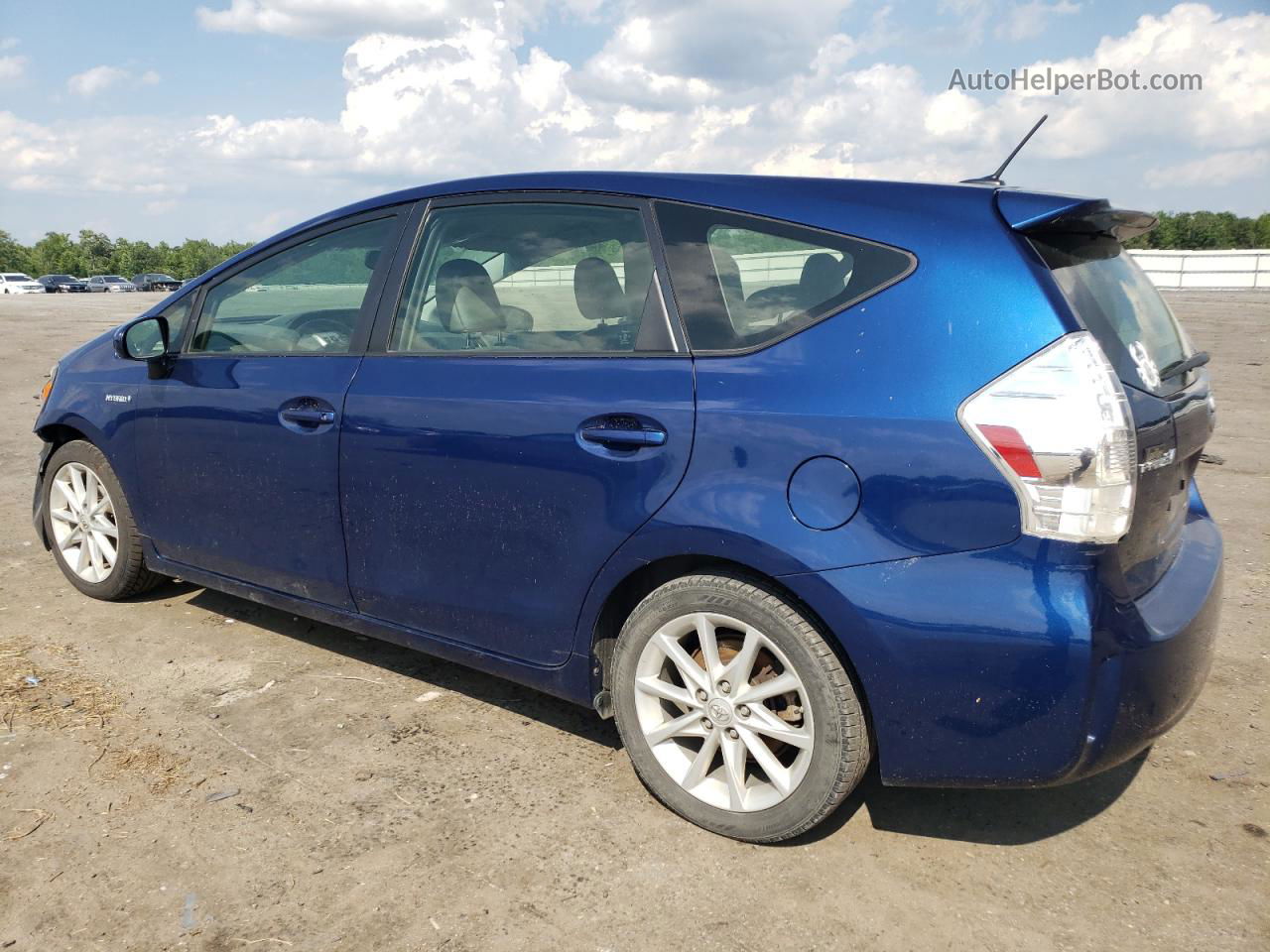 2012 Toyota Prius V  Синий vin: JTDZN3EU4C3180320