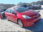 2012 Toyota Prius V Five Red vin: JTDZN3EU4C3186019