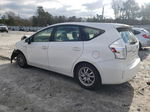 2013 Toyota Prius V  White vin: JTDZN3EU4D3220400