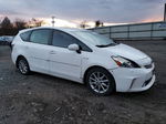 2012 Toyota Prius V  White vin: JTDZN3EU5C3025291