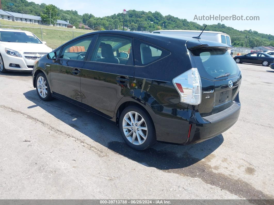 2012 Toyota Prius V Five Black vin: JTDZN3EU5C3034038