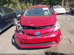 2012 Toyota Prius V Five/three/two Red vin: JTDZN3EU5C3038283