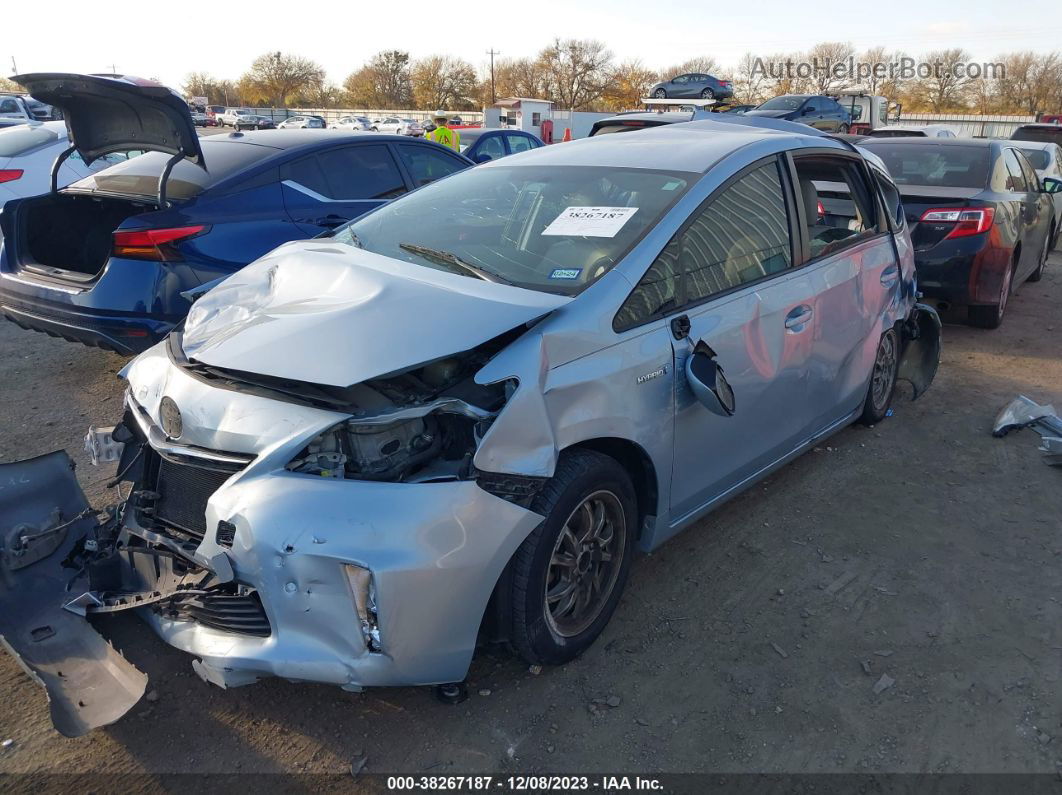 2012 Toyota Prius V Two Blue vin: JTDZN3EU5C3057951