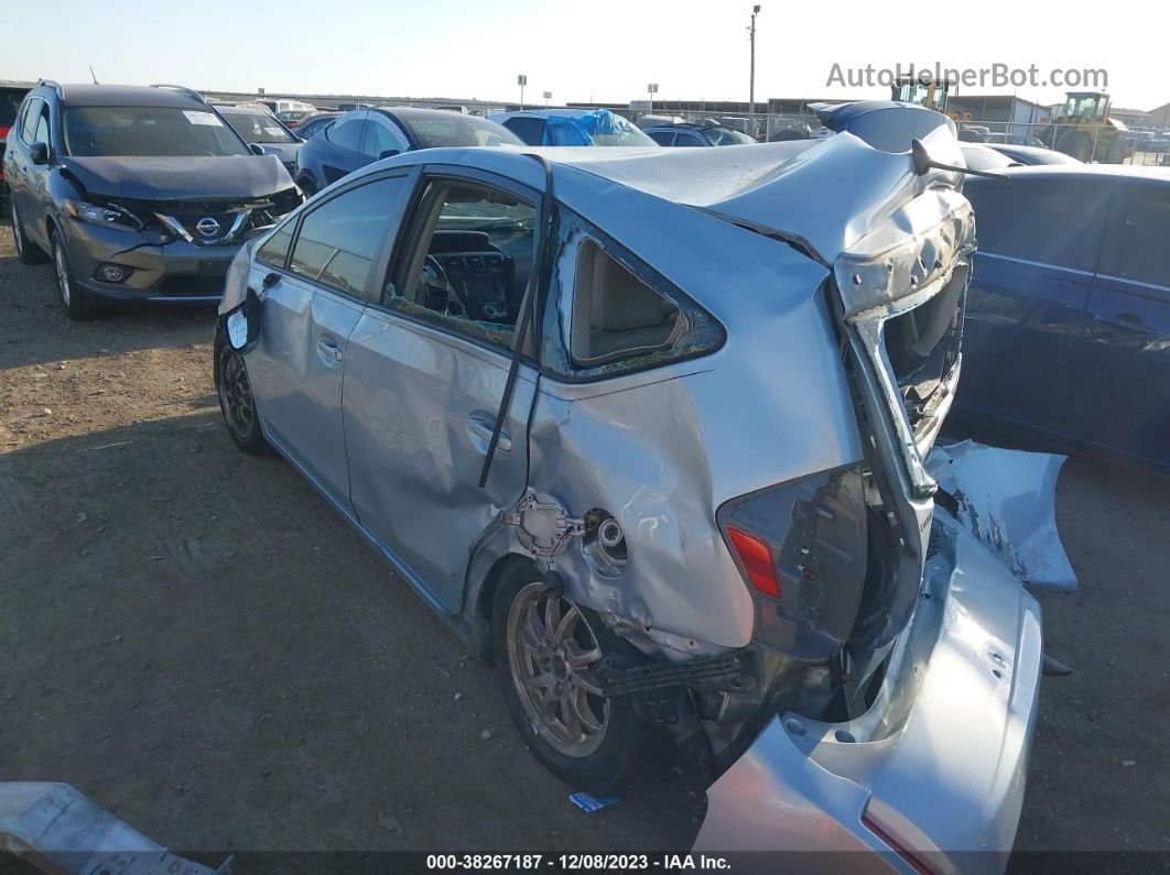 2012 Toyota Prius V Two Blue vin: JTDZN3EU5C3057951