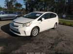 2012 Toyota Prius V Two/three/five White vin: JTDZN3EU5C3082493