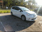 2012 Toyota Prius V Two/three/five White vin: JTDZN3EU5C3082493