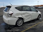 2012 Toyota Prius V White vin: JTDZN3EU5C3093249