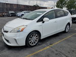 2012 Toyota Prius V Белый vin: JTDZN3EU5C3093249