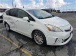 2012 Toyota Prius V White vin: JTDZN3EU5C3093249