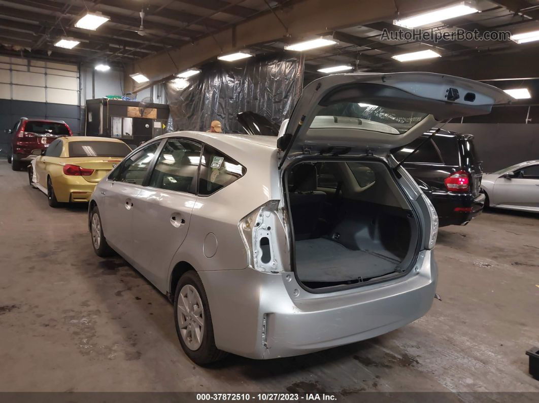 2012 Toyota Prius V Two/three/five Серебряный vin: JTDZN3EU5C3118893