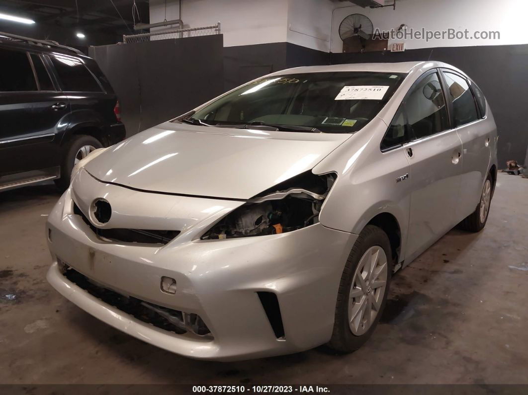 2012 Toyota Prius V Two/three/five Серебряный vin: JTDZN3EU5C3118893