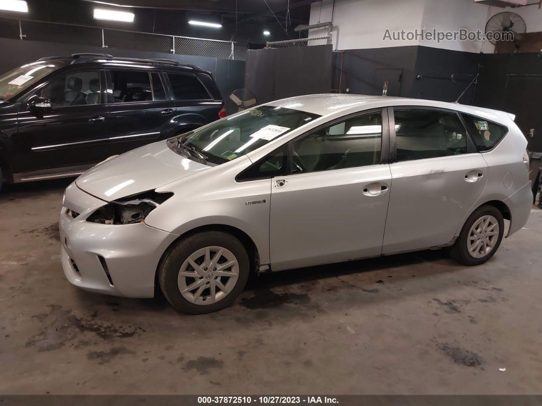 2012 Toyota Prius V Two/three/five Серебряный vin: JTDZN3EU5C3118893