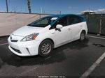 2012 Toyota Prius V Two White vin: JTDZN3EU5C3132924