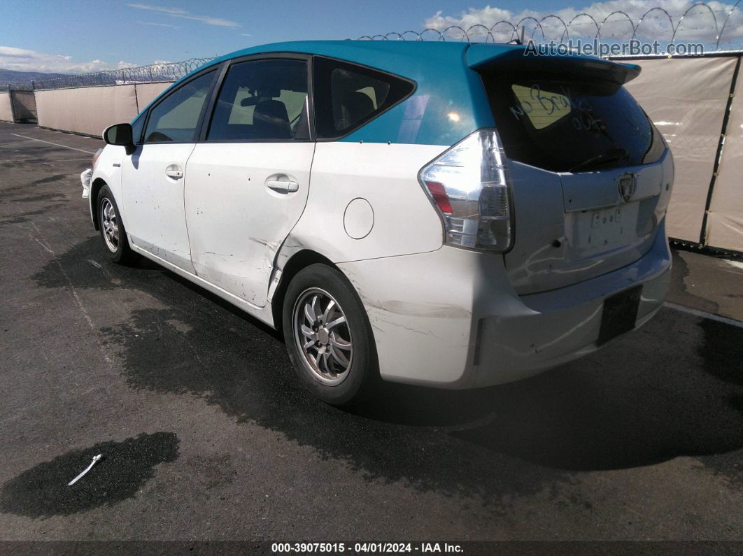 2012 Toyota Prius V Two White vin: JTDZN3EU5C3132924