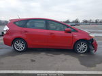 2012 Toyota Prius V Five Красный vin: JTDZN3EU5C3148590