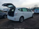 2012 Toyota Prius V Two White vin: JTDZN3EU5C3156527