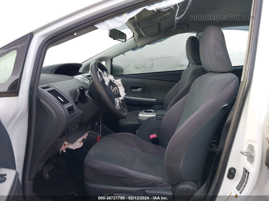 2012 Toyota Prius V Two Белый vin: JTDZN3EU5C3156527