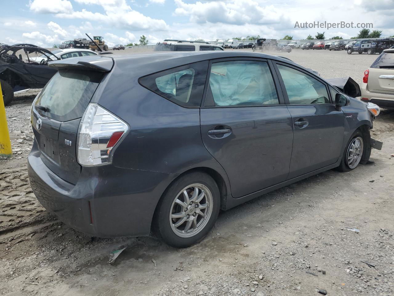 2012 Toyota Prius V  Gray vin: JTDZN3EU5C3161713