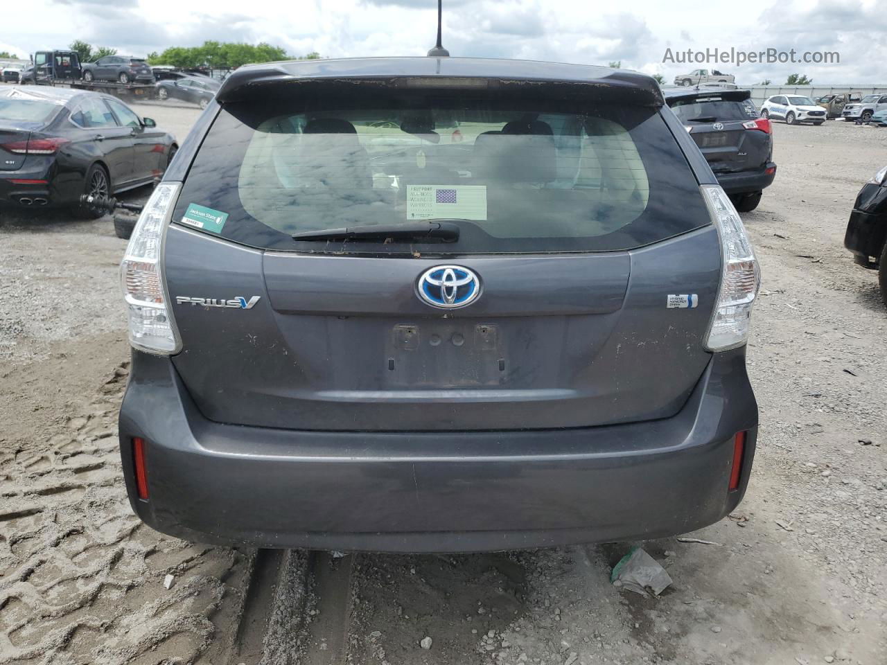 2012 Toyota Prius V  Gray vin: JTDZN3EU5C3161713