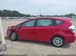 2012 Toyota Prius V Five/three/two Red vin: JTDZN3EU5C3163073