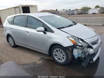 2012 Toyota Prius V Three Серебряный vin: JTDZN3EU5C3163350