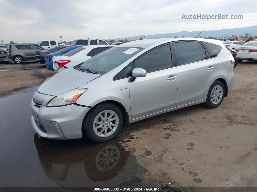 2012 Toyota Prius V Three Серебряный vin: JTDZN3EU5C3163350