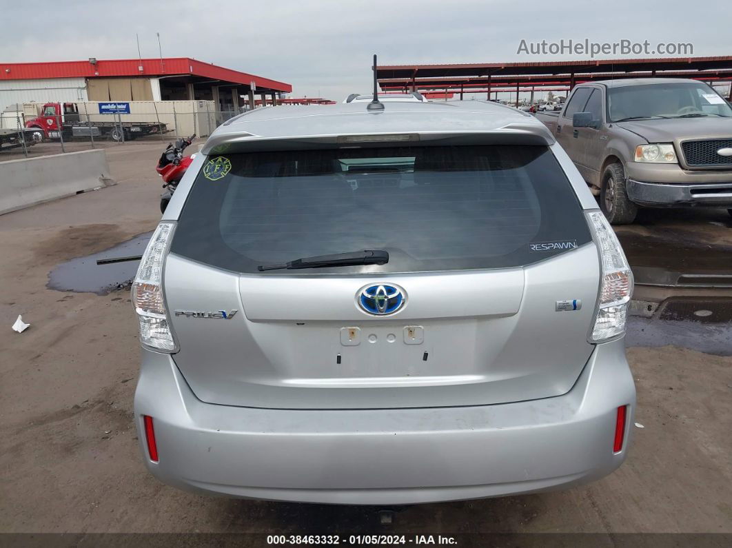 2012 Toyota Prius V Three Silver vin: JTDZN3EU5C3163350