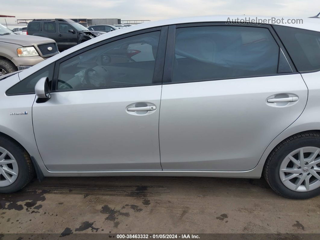 2012 Toyota Prius V Three Серебряный vin: JTDZN3EU5C3163350