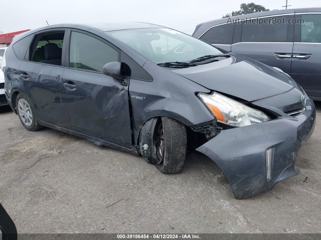 2012 Toyota Prius V Three Gray vin: JTDZN3EU5C3169858