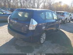 2012 Toyota Prius V Two/three/five Синий vin: JTDZN3EU5C3179290