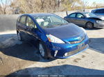 2012 Toyota Prius V Two/three/five Синий vin: JTDZN3EU5C3179290