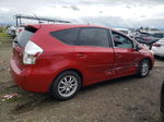 2013 Toyota Prius V  Красный vin: JTDZN3EU5D3198942