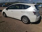 2013 Toyota Prius V  White vin: JTDZN3EU5D3200110