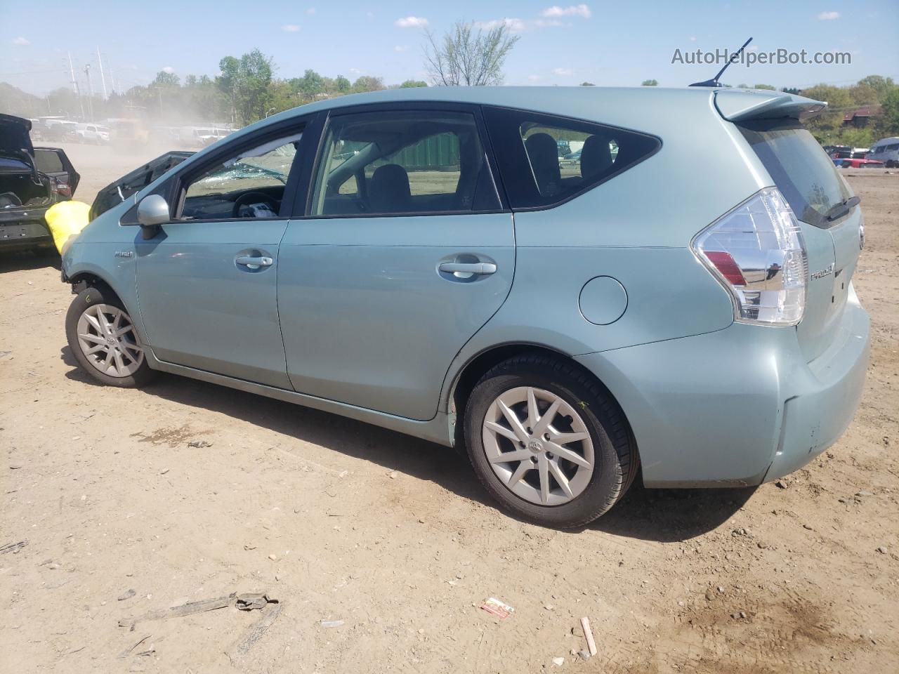 2013 Toyota Prius V  Turquoise vin: JTDZN3EU5D3231745