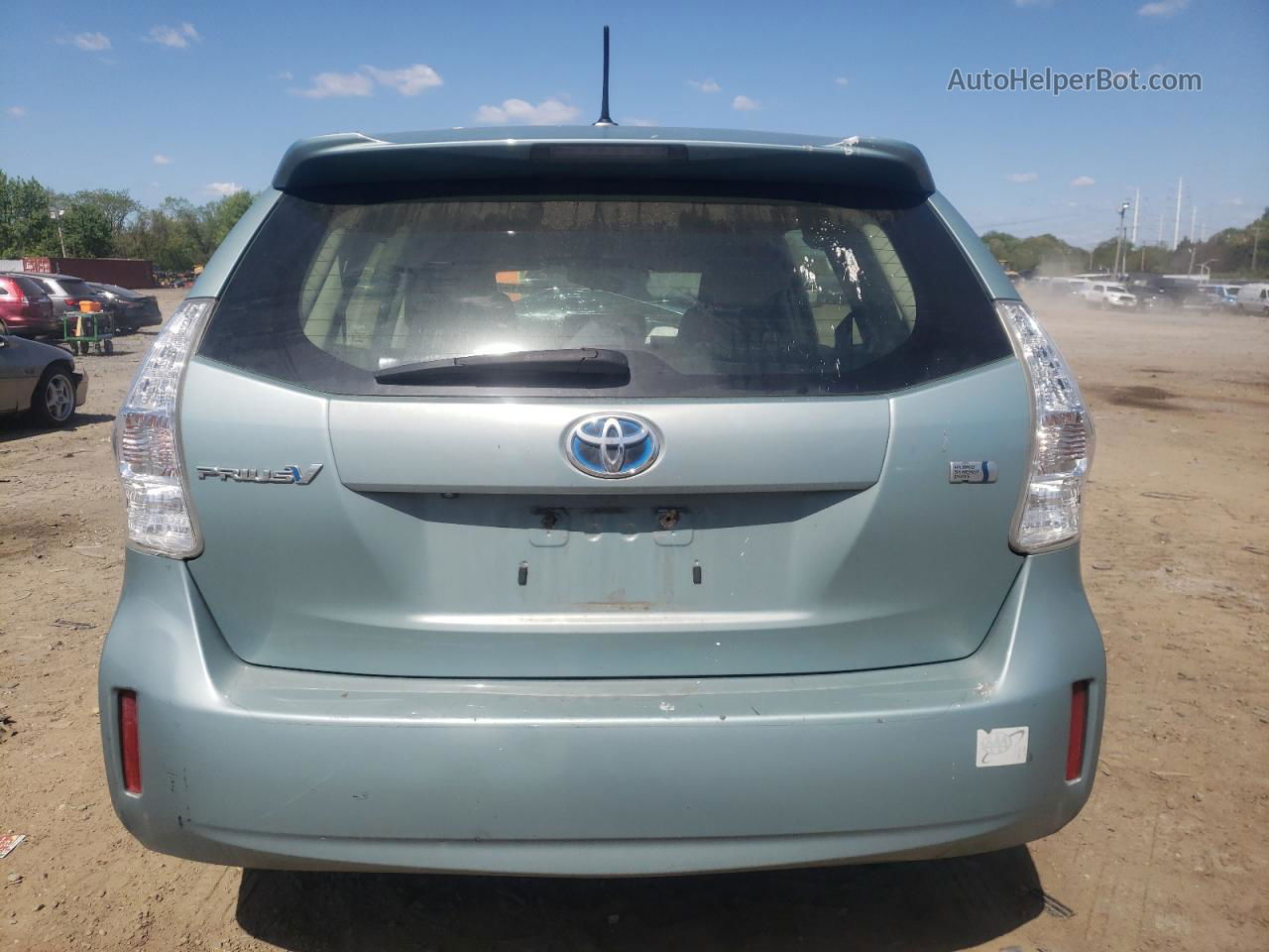 2013 Toyota Prius V  Turquoise vin: JTDZN3EU5D3231745