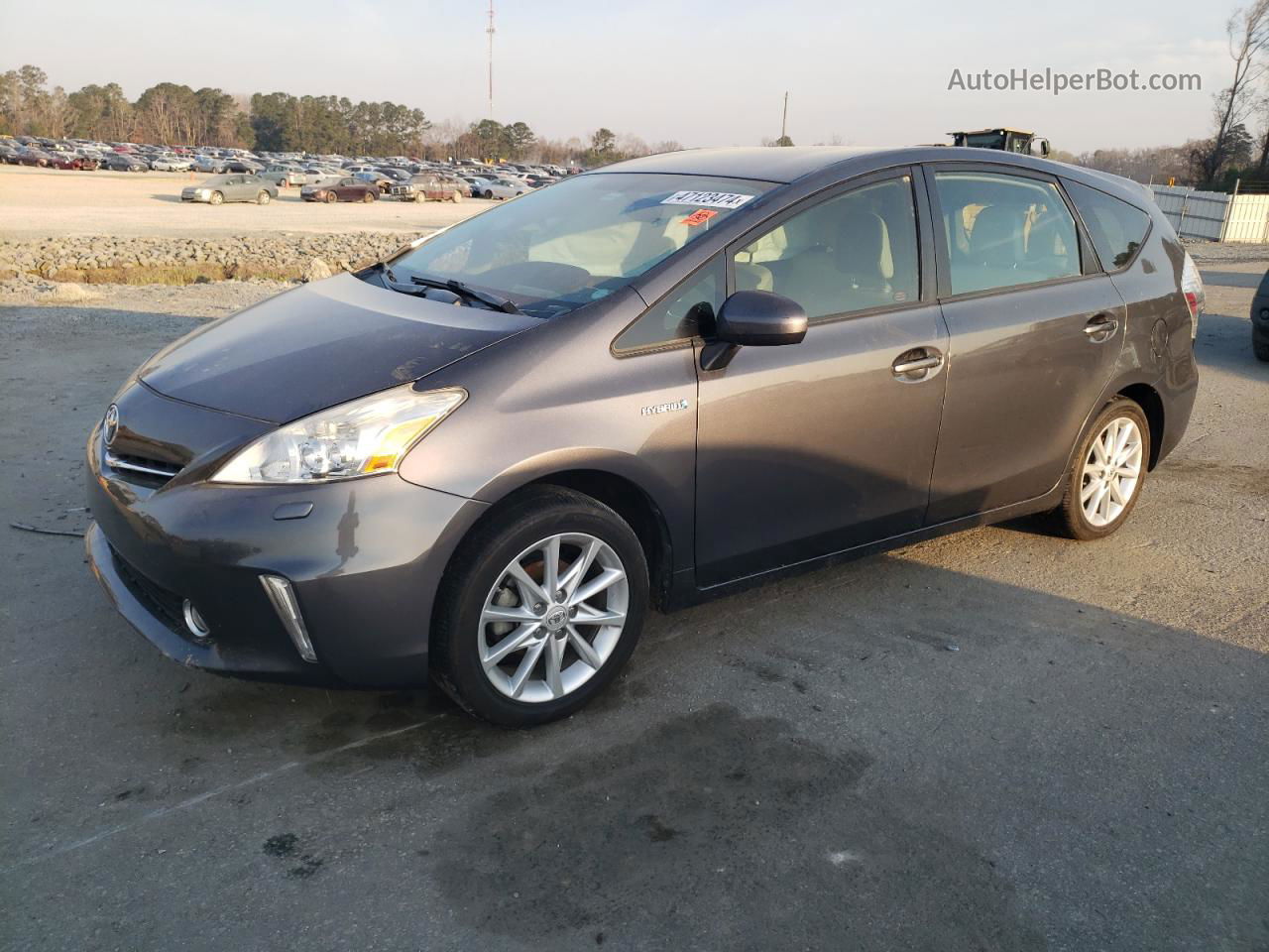 2014 Toyota Prius V  Gray vin: JTDZN3EU5E3301973