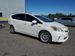 2014 Toyota Prius V  White vin: JTDZN3EU5EJ001832