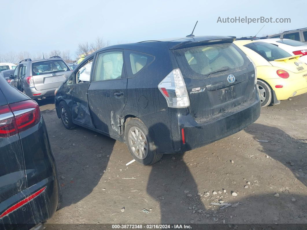 2012 Toyota Prius V Three Черный vin: JTDZN3EU6C3020343